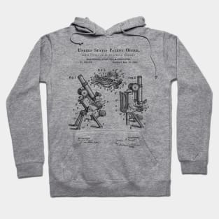 Microscope Patent Black Hoodie